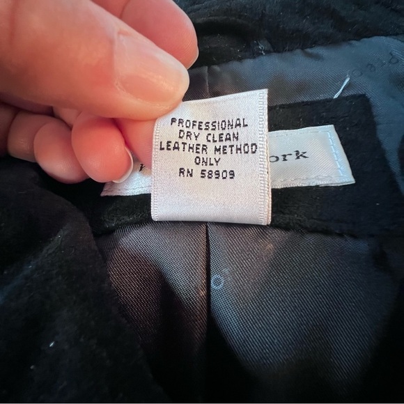 Preston & York Black Soft Suede Leather Full Zip Jacket Womens Size Medium - Picture 9 of 11